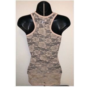 NWT - HOT Lace Racerback Tank - S